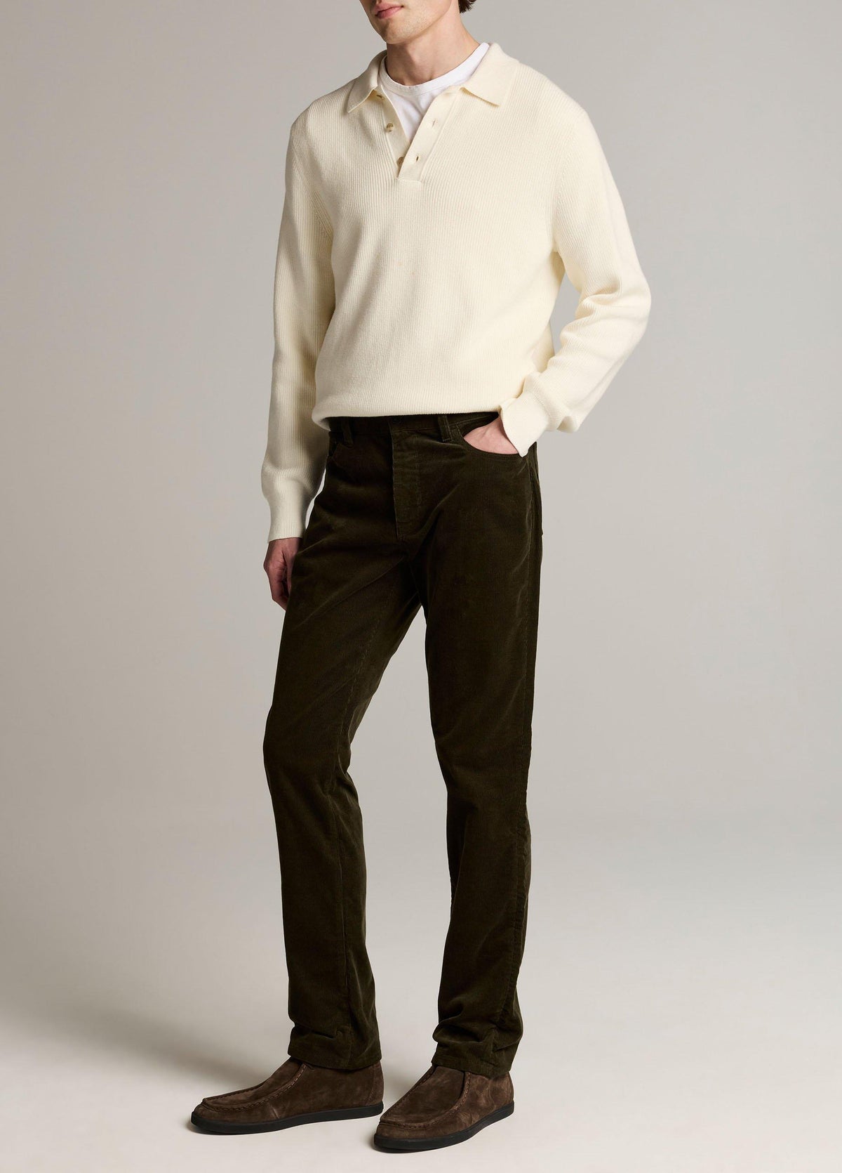Dylan Slim 5-Pocket Stretch-Cotton Corduroy Pant - US 3538