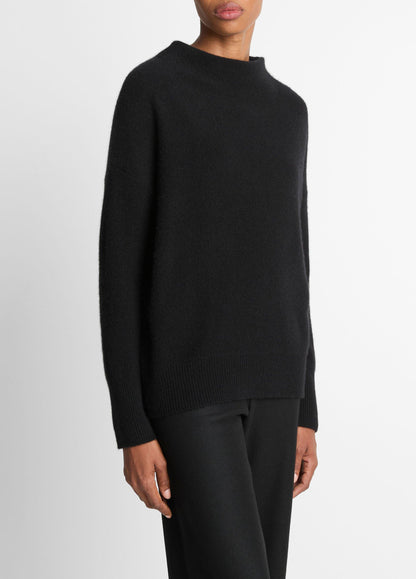 Plush Cashmere Funnel-Neck Sweater - US 3180