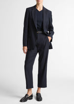 Grace Mid-Rise Linen-Blend Pull-On Pant - US 4971