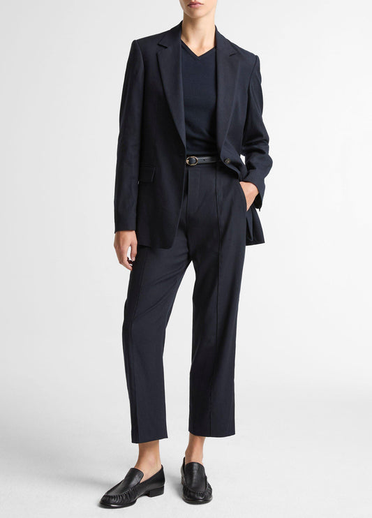 Grace Mid-Rise Linen-Blend Pull-On Pant - US 4971