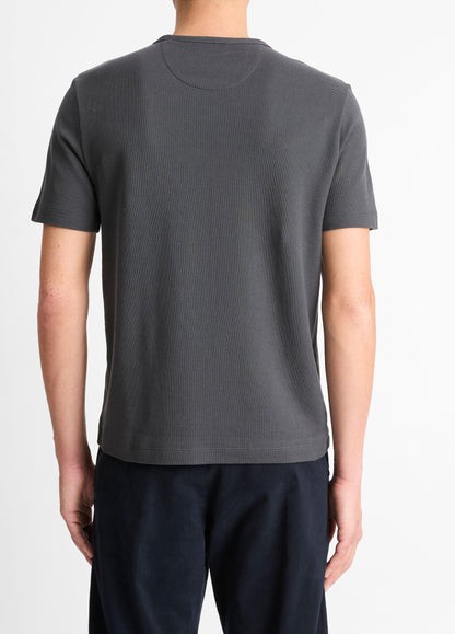 Pima Cotton Piqué Crew Neck T-Shirt - US 5862