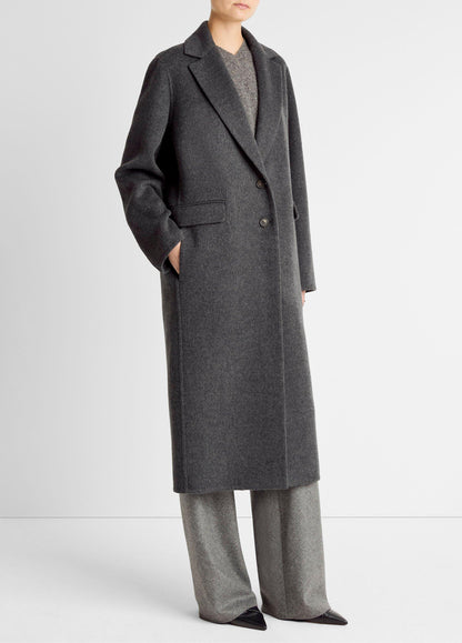 Wool-Blend Single-Breasted Coat - US 0305