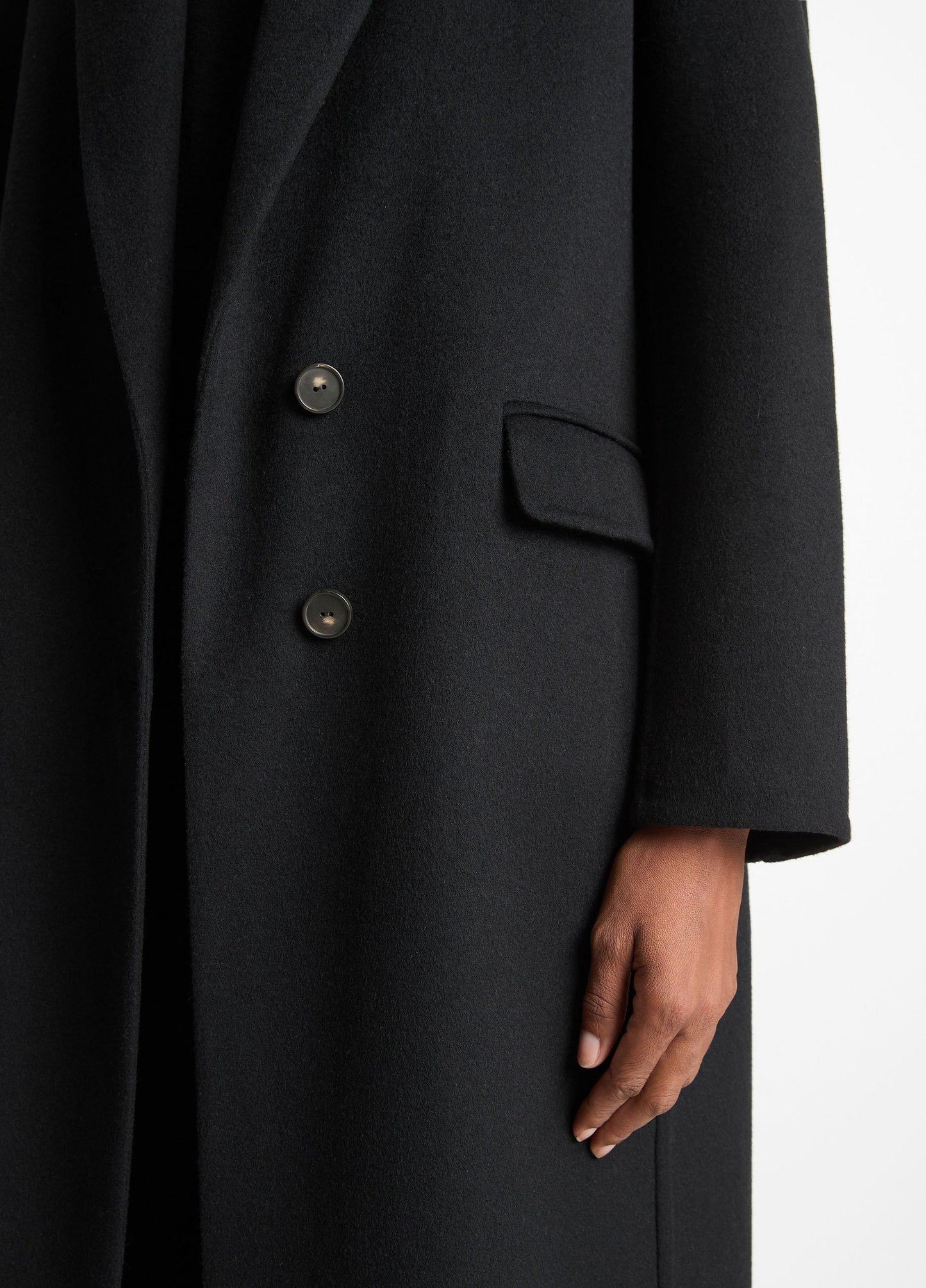 Wool-Blend Single-Breasted Coat - US 2472