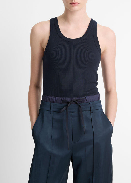 Ribbed Scoop-Neck Tank - US 3123