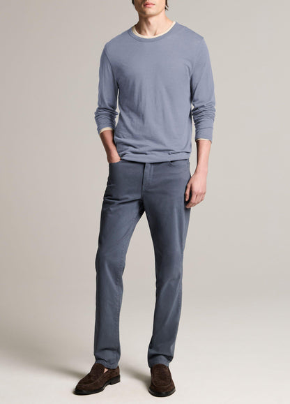 Slub Pima Cotton Double-Layer T-Shirt - US 5955