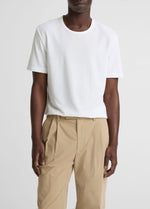 Pima Cotton Piqué Crew Neck T-Shirt - US 7324