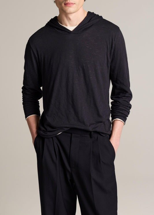 Slub Pima Cotton Double-Layer Hoodie - US 2899