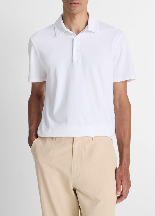 Garment Dye Cotton Polo Shirt - US 8489