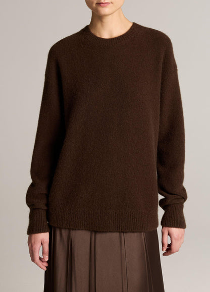 Plush Cashmere Crew Neck Sweater - US 1274