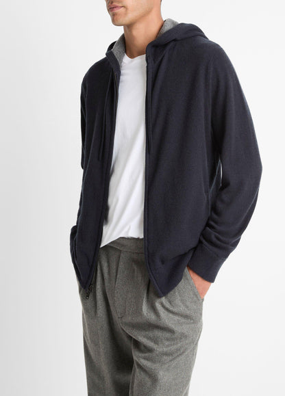 Cashmere Zip-Front Hoodie - US 1196