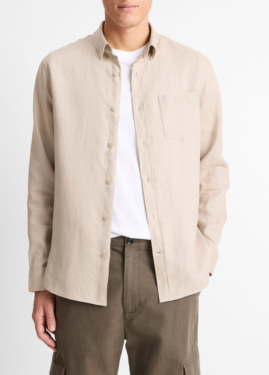 Linen Long-Sleeve Shirt - US 8552