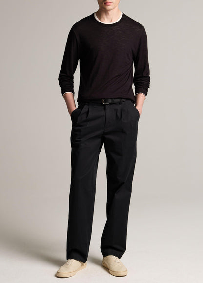 Slub Pima Cotton Double-Layer T-Shirt - US 6803