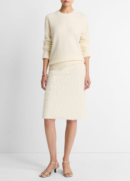Plush Cashmere Crew Neck Sweater - US 2800