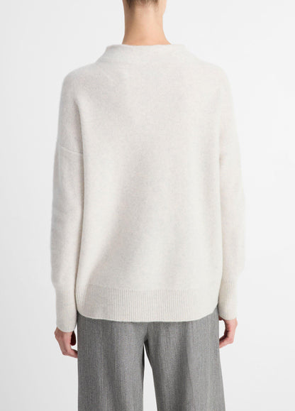 Plush Cashmere Funnel-Neck Sweater - US 3700