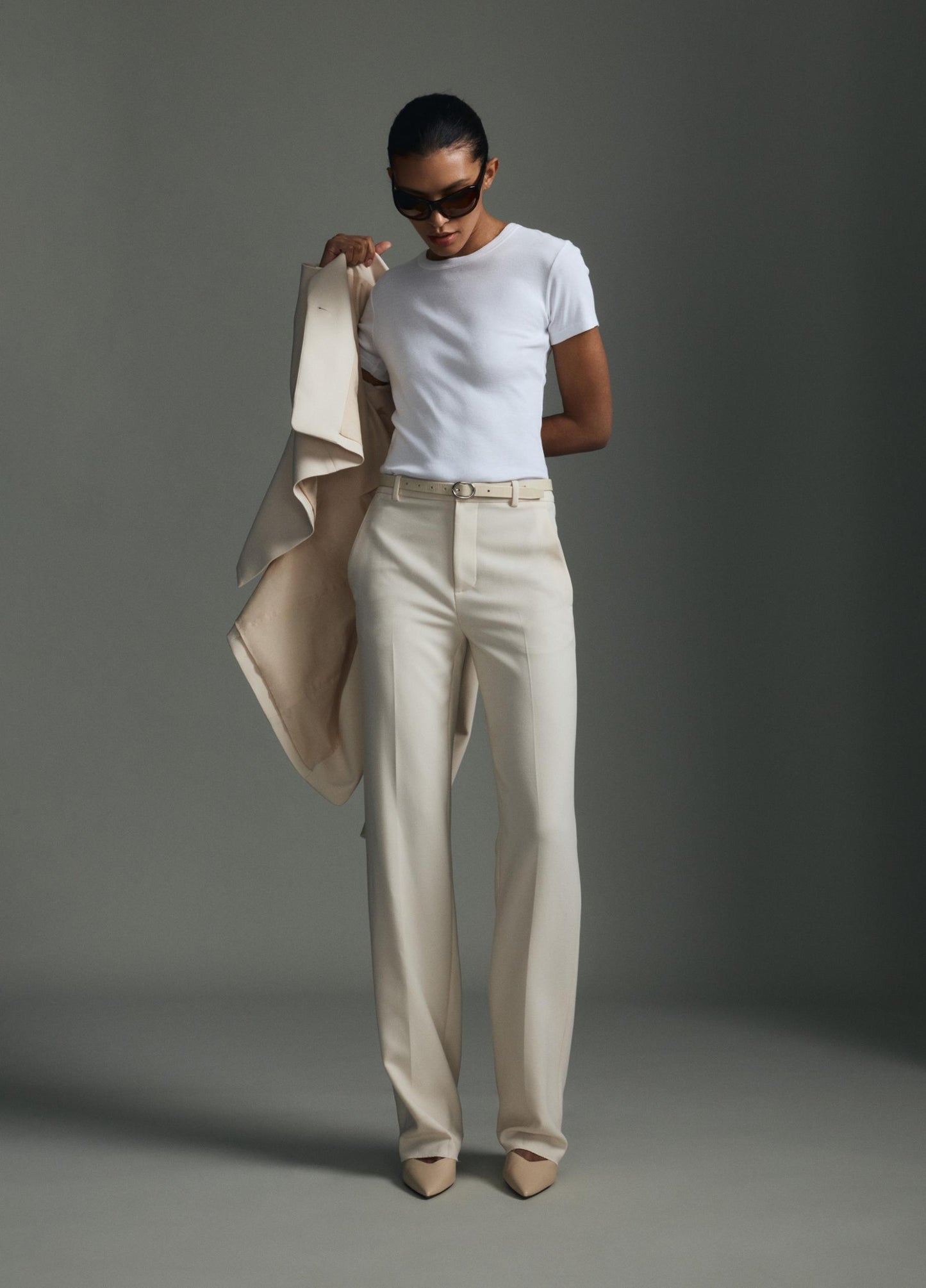 Elsa High-Rise Crepe Straight-Leg Trouser - US 8397