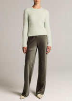 Colette High-Rise Fluid Satin Bias Pant - US 3396
