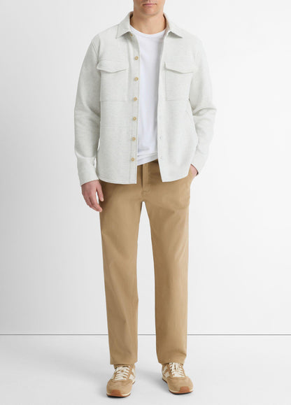 Double-Knit Cotton-Blend Piqué Shirt Jacket - US 2390