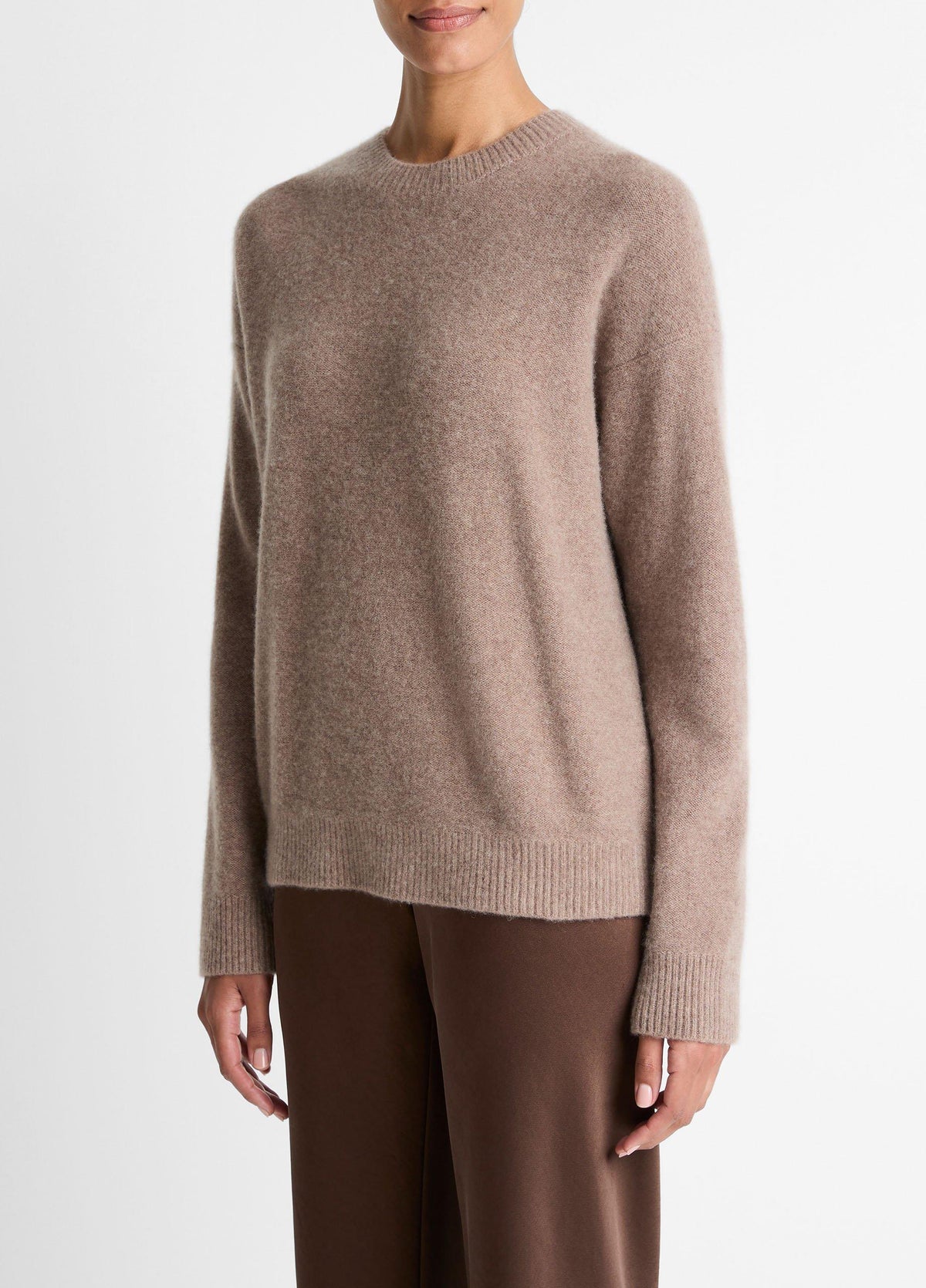 Plush Cashmere Crew Neck Sweater - US 7256