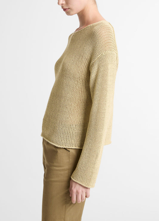 Italian Coated Cotton-Blend Sweater - US 2028