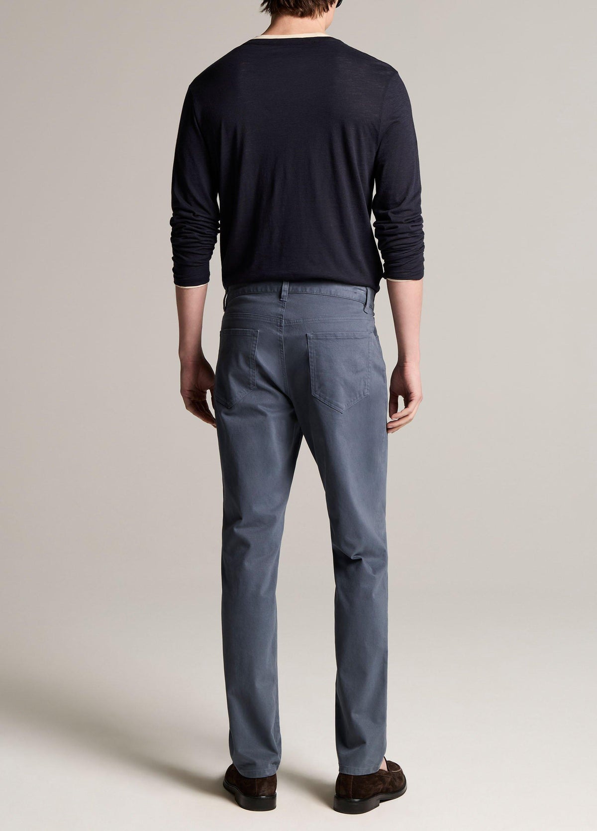Dylan Slim 5-Pocket Peached Stretch-Cotton Pant - US 6823