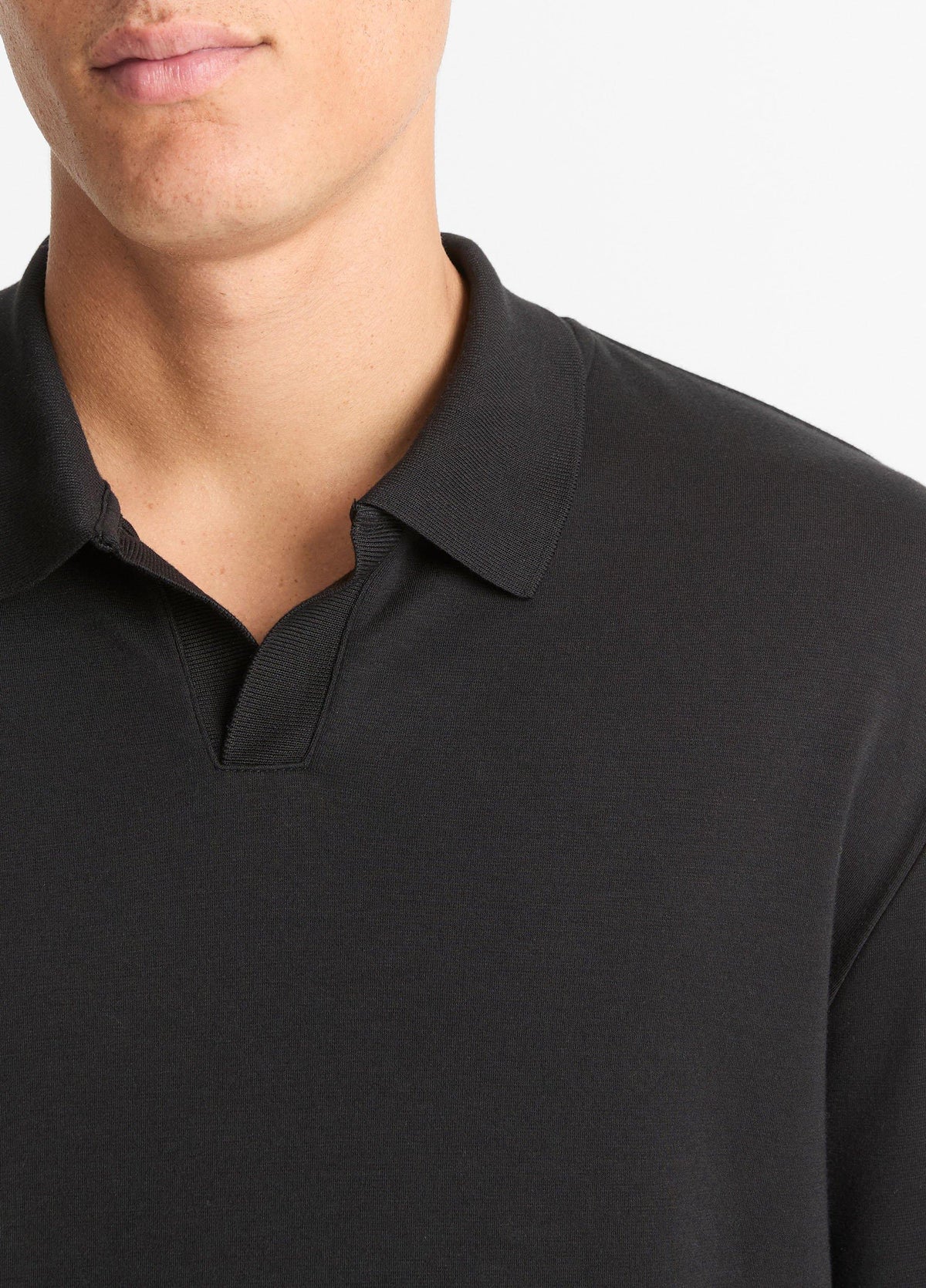 Milano Pima Cotton-Blend Johnny-Collar Shirt - US 0541