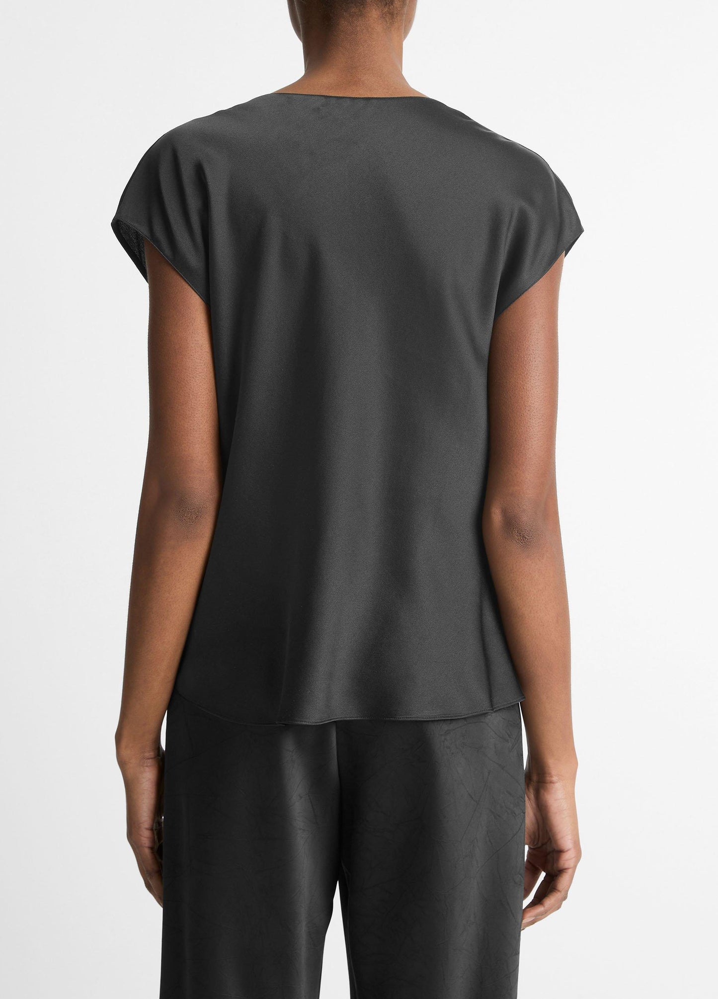 Silk Cowl-Neck Blouse - US 2335