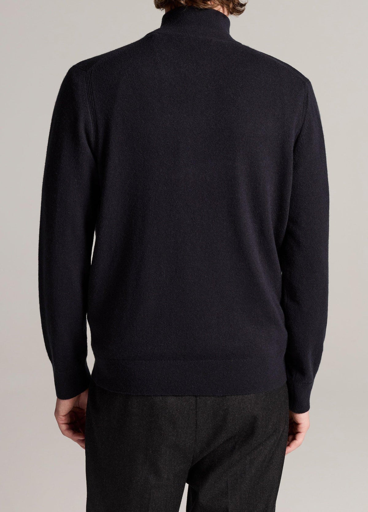 Plush Cashmere Quarter-Zip Sweater - US 4984