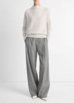 Plush Cashmere Funnel-Neck Sweater - US 3700