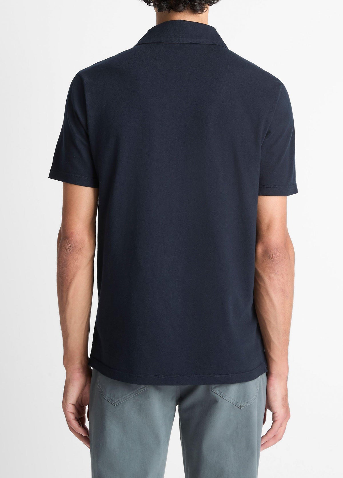 Garment Dye Cotton Polo Shirt - US 3173