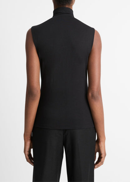 Jersey Sleeveless Turtleneck - US 5986