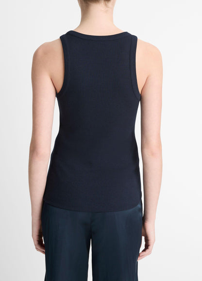 Ribbed Scoop-Neck Tank - US 3123