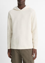 Variegated Stripe Double-Face Cotton-Blend Hoodie - US 4248