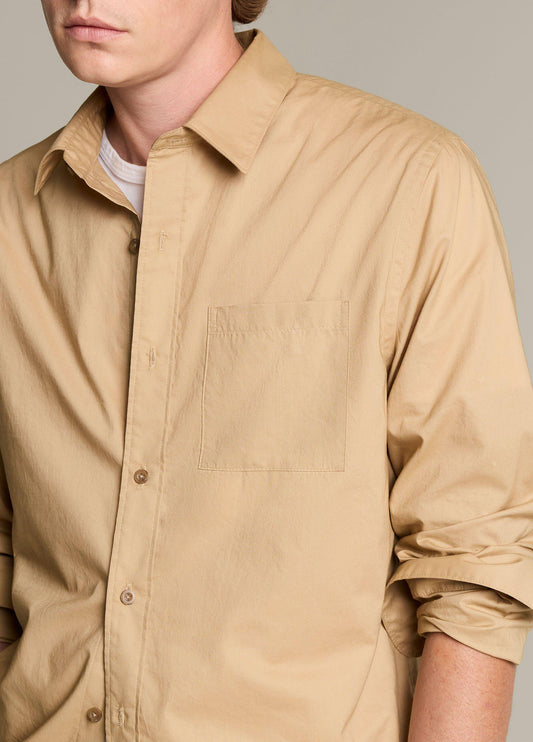 Cotton Poplin Button-Front Shirt - US 0332