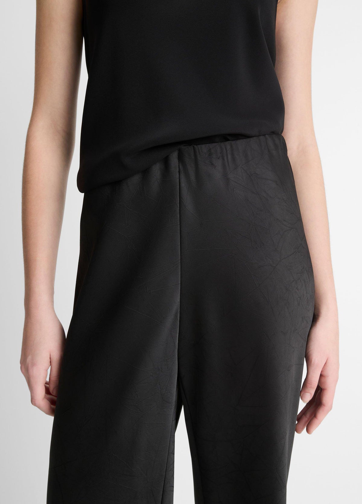 Colette High-Rise Fluid Satin Bias Pant - US 6114