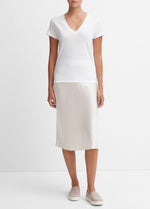 Essential Pima Cotton V-Neck T-Shirt - US 6432