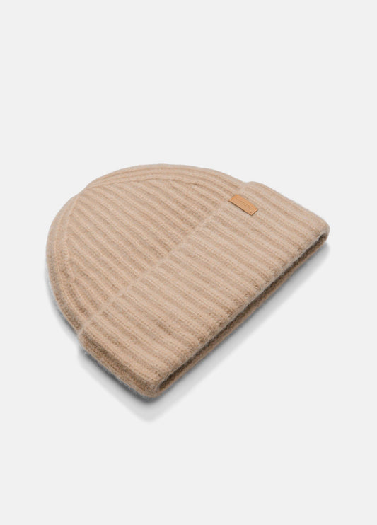Plush Cashmere Chunky-Knit Beanie - US 9665