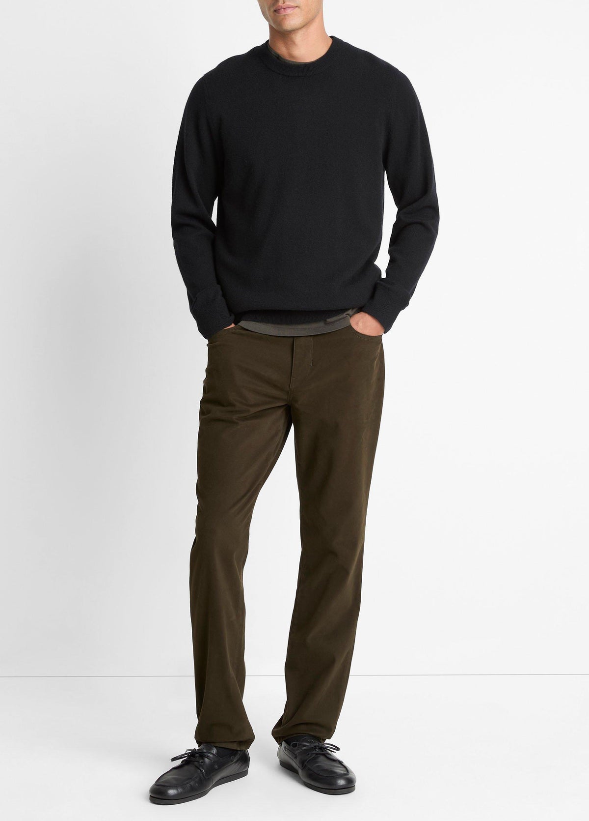 Cashmere Crew Neck Sweater - US 7835