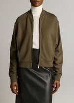Ponte Knit Bomber Jacket - US 7985