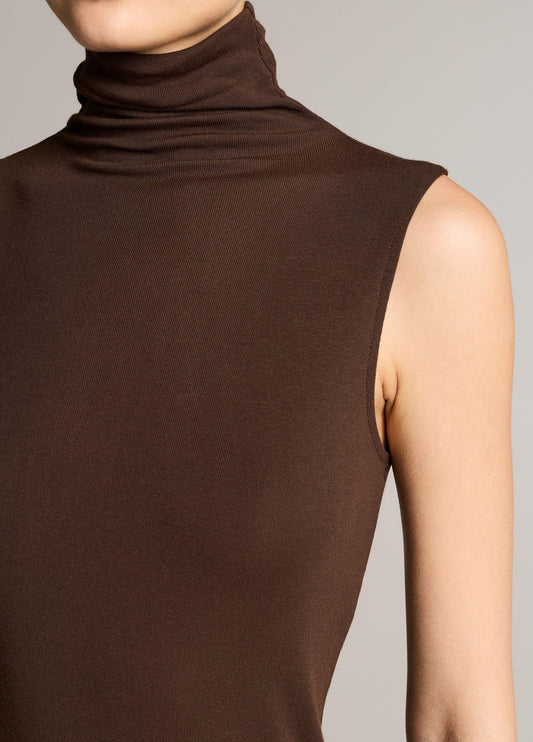 Jersey Sleeveless Turtleneck - US 1605