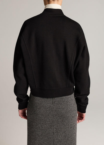 Ponte Knit Bomber Jacket - US 4646
