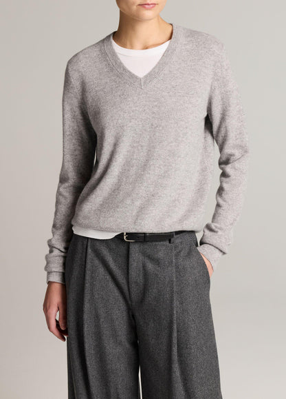 Cashmere Casual V-Neck Sweater - US 8019