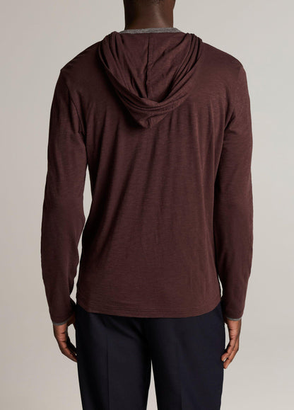 Slub Pima Cotton Double-Layer Hoodie - US 1886