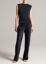 Colette High-Rise Fluid Satin Bias Pant - US 8864