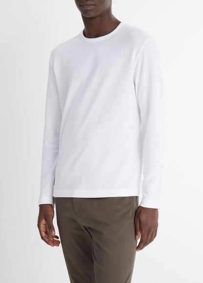 Pima Cotton Piqué Long-Sleeve T-Shirt - US 9242