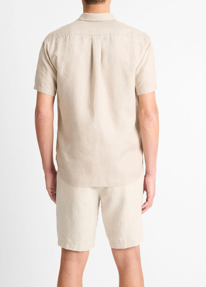 Linen Short-Sleeve Shirt - US 1271