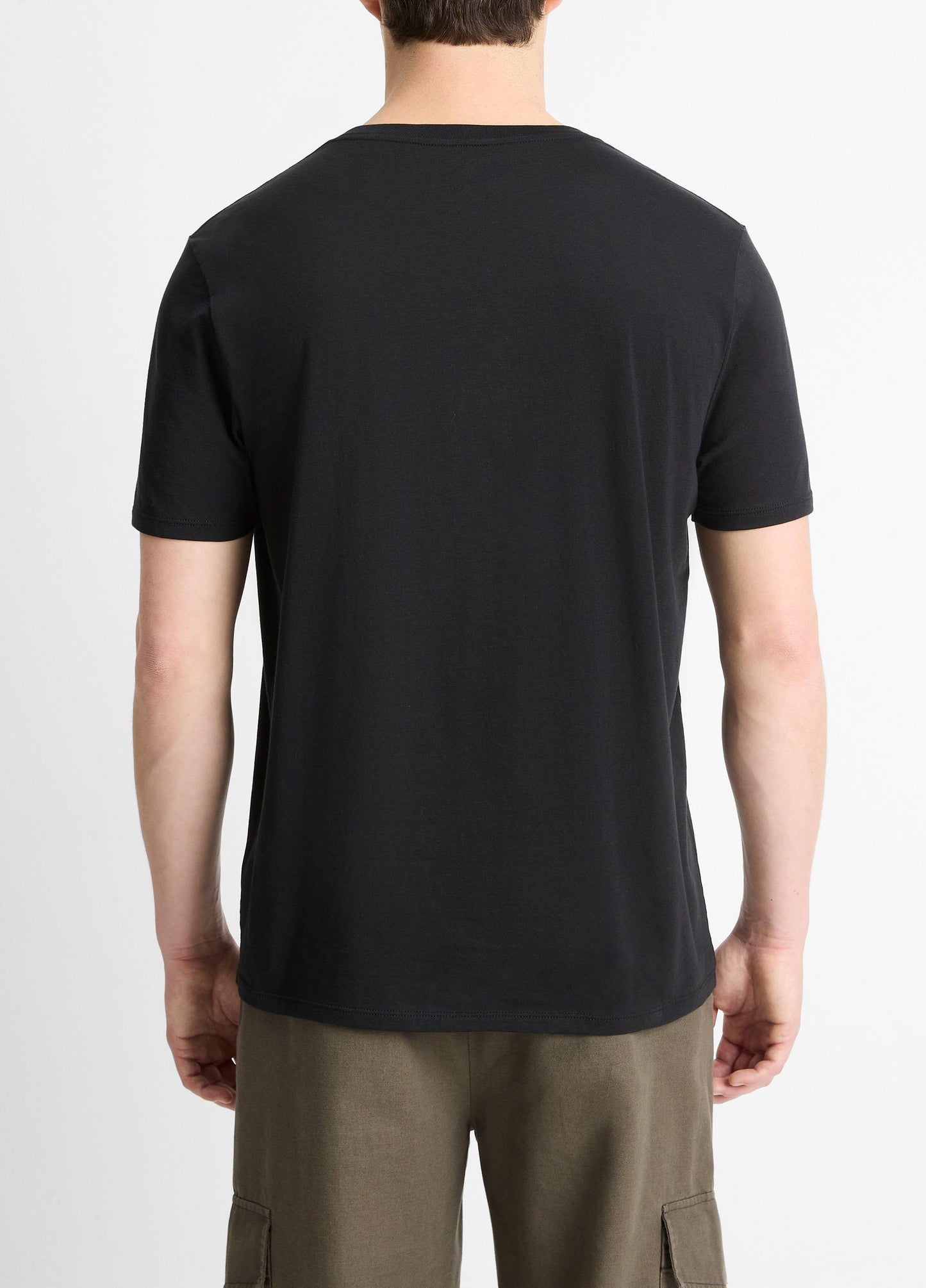 Pima Cotton V-Neck T-Shirt - US 6958