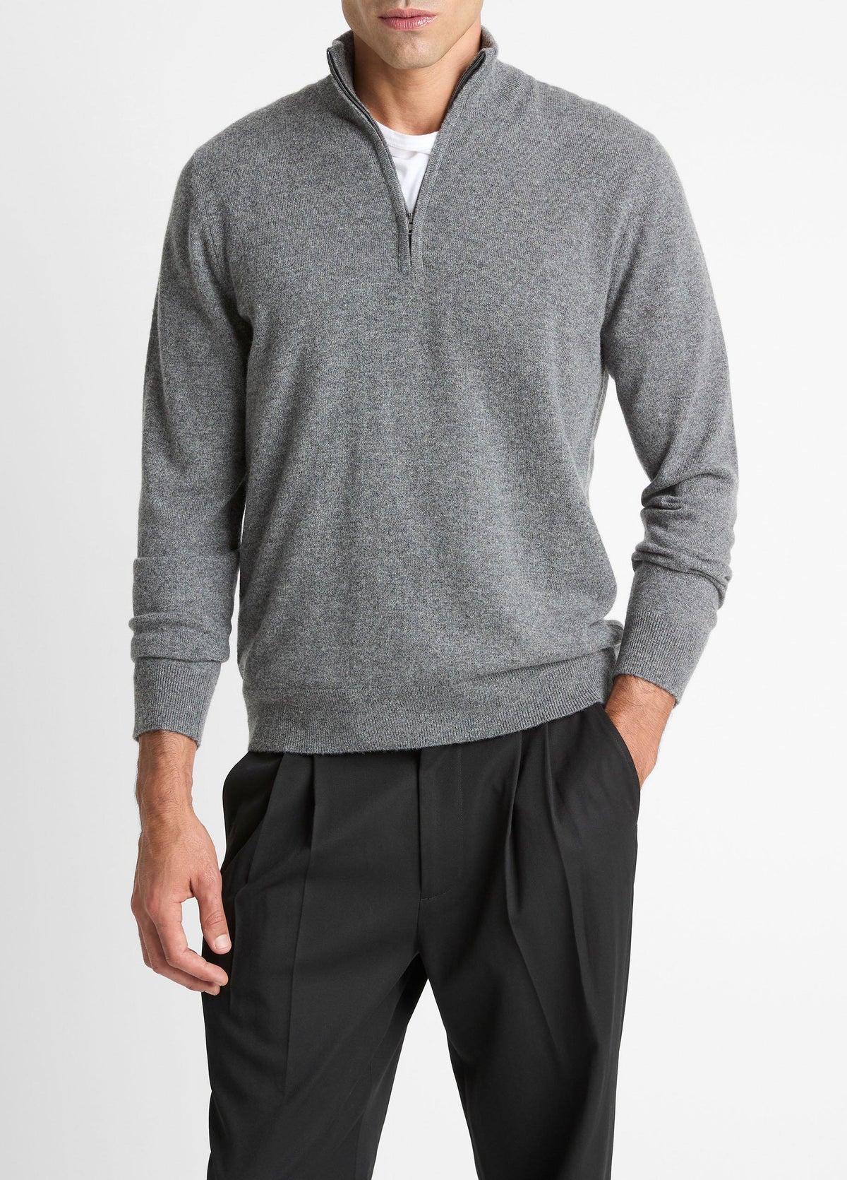 Cashmere Quarter-Zip Sweater - US 9268