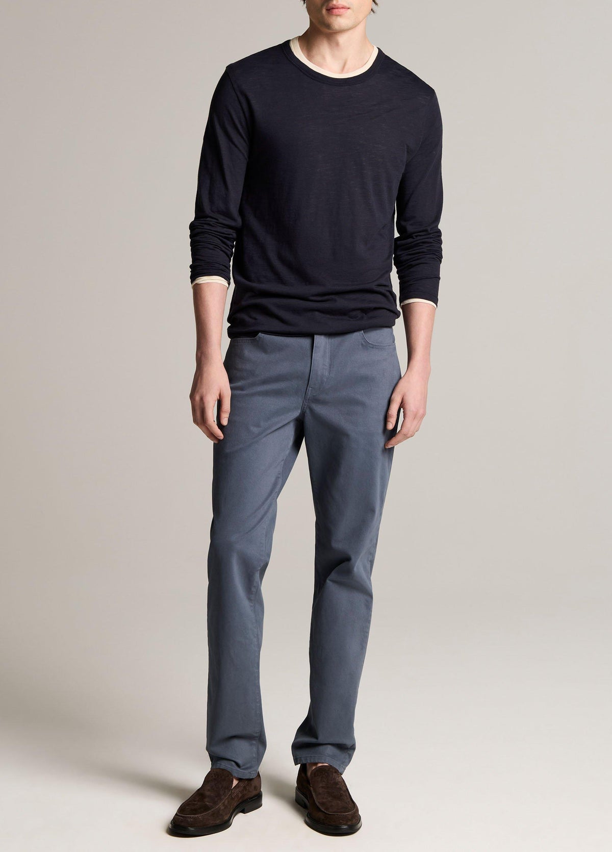 Dylan Slim 5-Pocket Peached Stretch-Cotton Pant - US 6823