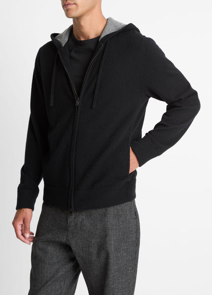 Cashmere Zip-Front Hoodie - US 1594