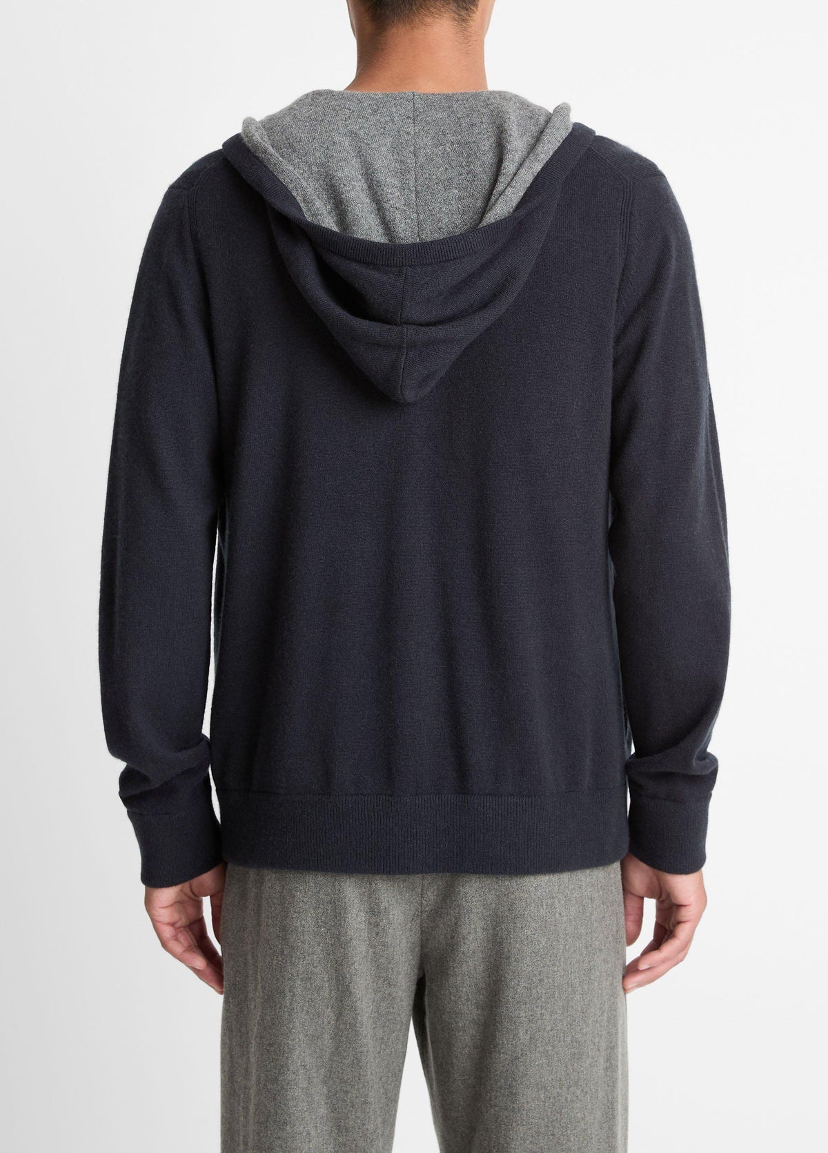 Cashmere Zip-Front Hoodie - US 8469